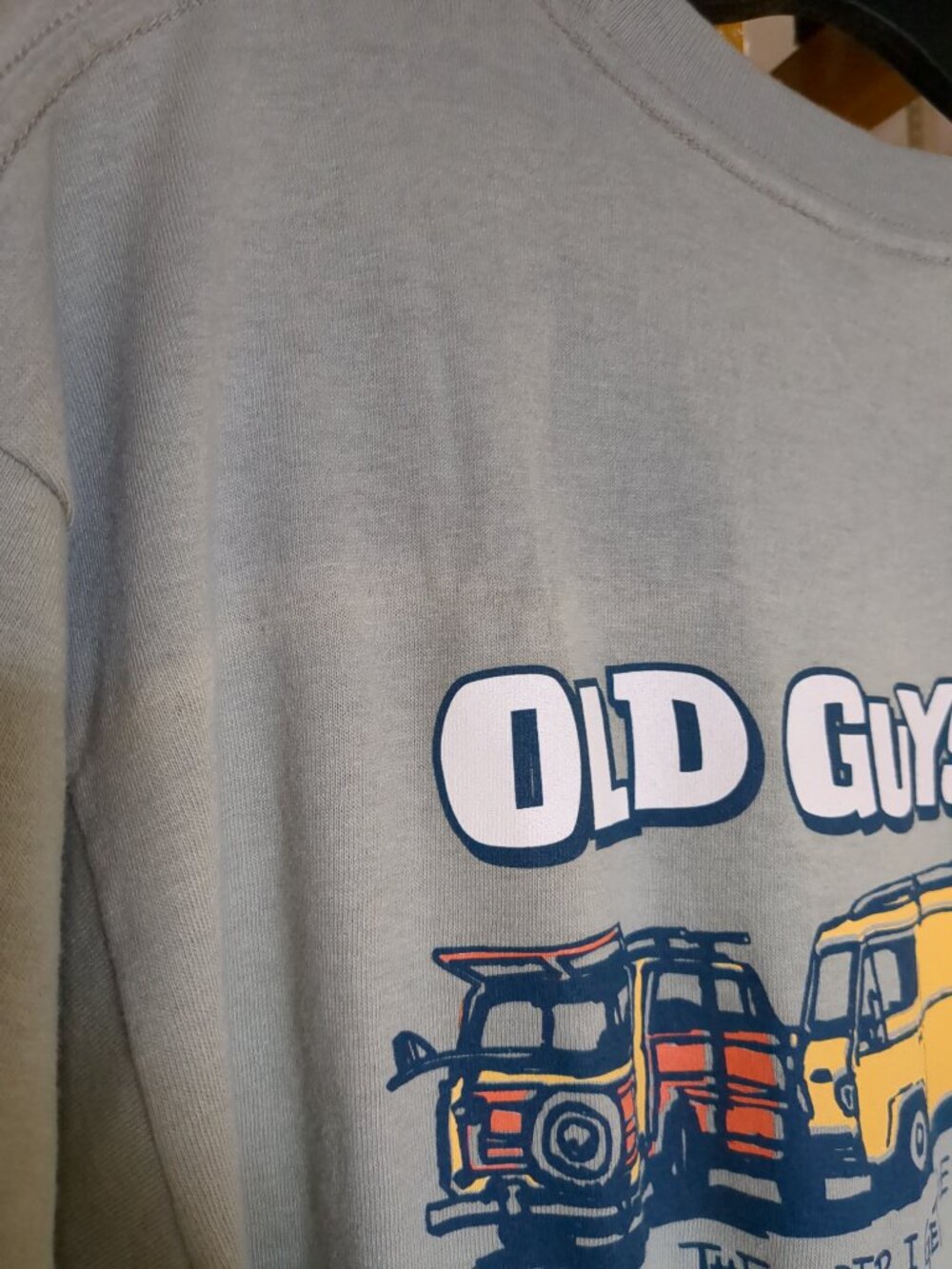 L Vintage Old Guys Rule Tee Shirt - Picture 5 of 8